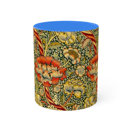 Chintz the Wandle Design by William Morris Colorful Mugs, 11oz