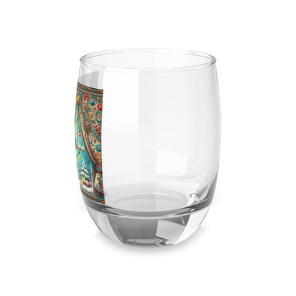 Mischief in Tinselland Whiskey Glass