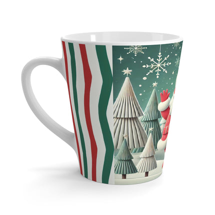 Santa's Joyful Night Latte Mug