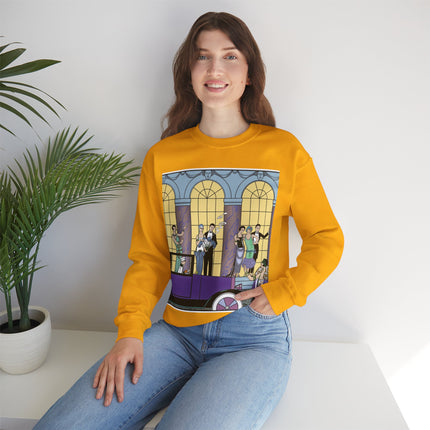Au Revoir by George Barbier Heavy Blend™ Crewneck Sweatshirt