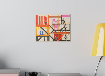 Maquettes de Théatre 4 by Alexandra Exter Matte Canvas, Stretched, 0.75"