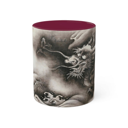 Japanese dragon by Yamada Dōa Colorful Mugs, 11oz