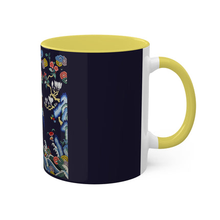 Rank Badge with Mandarin Duck Colorful Mugs, 11oz
