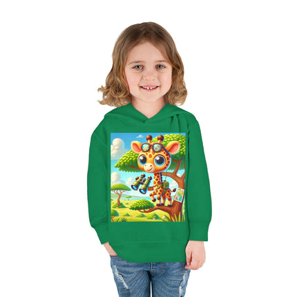 Giraffe Lookout Toddler Pullover Fleece Hoodie