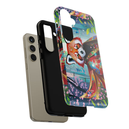 Cybernetic Red Panda Phone Cases