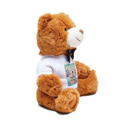 Nutcracker Candy-Striped Adventure Teddy Bear with T-Shirt