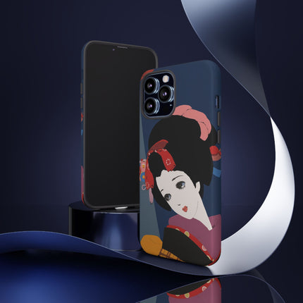 Geisha Portrait Phone Case – Elegant Beauty & Timeless Grace