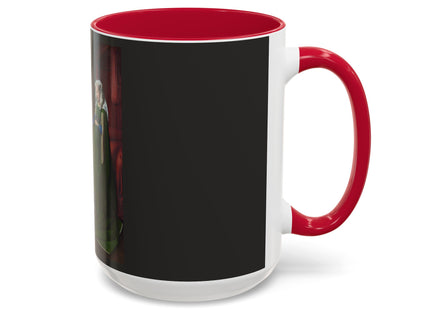 Arnolfini Portrait by Jan Van Eyck Colorful Mugs (11oz, 15oz)