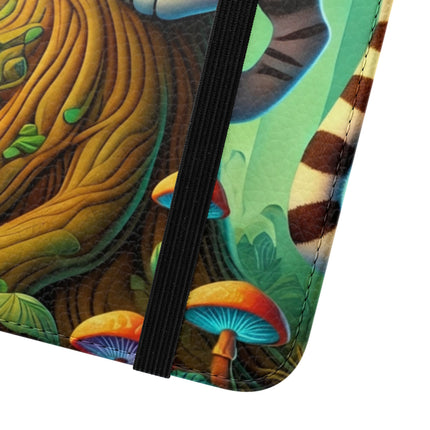 🐅🌿 Silent Stripes Flip Case – Stealth, Grace & Enchanted Forest