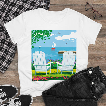 Tranquil Retreat Women's Midweight Cotton Tee