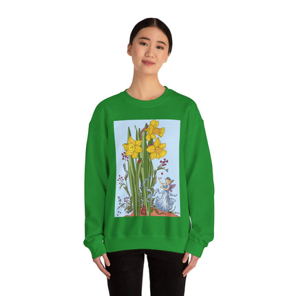 Daffodil Fairy Unisex Heavy Blend™ Crewneck Sweatshirt