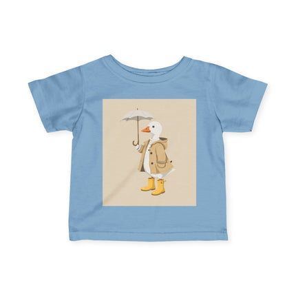 🦆☂️ The Little Rainy Day Duckling Infant Fine Jersey Tee – Whimsical Storybook Charm