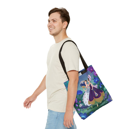 🌸☂️ The Ladies Of The Garden Promenade Tote Bag – Art Deco Floral Elegance