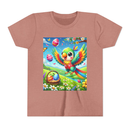 Easter Parrot Youth Short Sleeve Tee