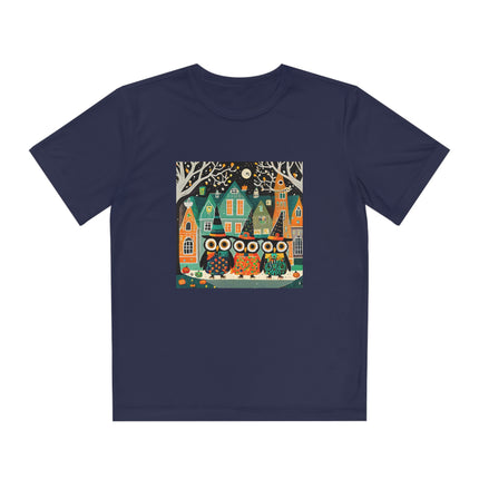 Night of the Trick-or-Treating Owlets Youth Competitor Tee