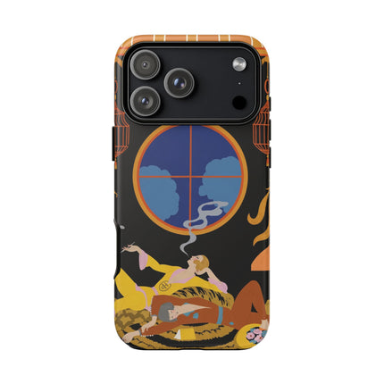 Art Deco Lounge Phone Case – Opulent Smoke & Timeless Glamour