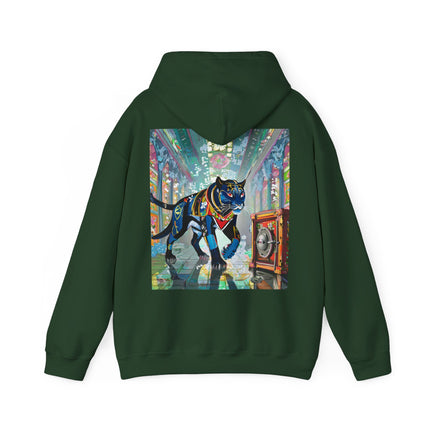 Cyber Panther’s Hunt – Heavy Blend™ Hooded Sweatshirt