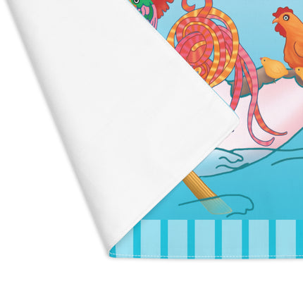 A Rooster's Seafaring Adventure Placemat, 1pc