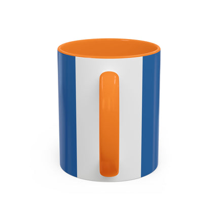 💙🌼 The Bluebell Christmas Promenade Colorful Mug – Art Deco Holiday Fantasy