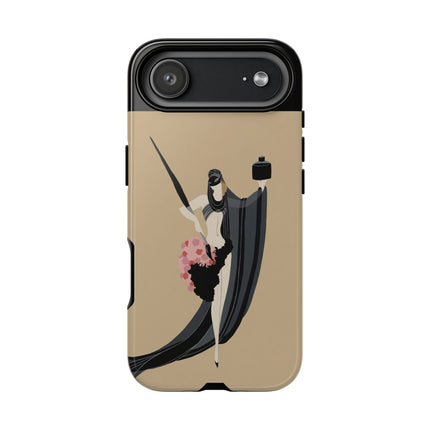 Dancer with Ink & Blossoms Phone Case – Elegant Grace & Artistic Poise