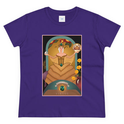 June & Pearl, Alexandrite (from the Gem Series) by Sofia Chiostri Women's Midweight Cotton Tee