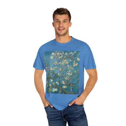 Almond Blossom by Vincent van Gogh Unisex Garment-Dyed T-shirt