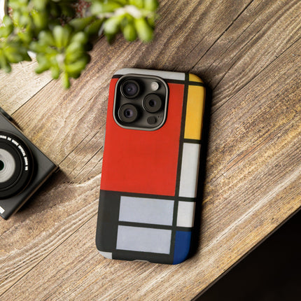 Composition with Red, Yellow, Blue, and Black by Piet Mondrian Phone Cases