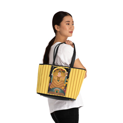 June & Pearl, Alexandrite (from the Gem Series) by Sofia Chiostri PU Leather Shoulder Bag