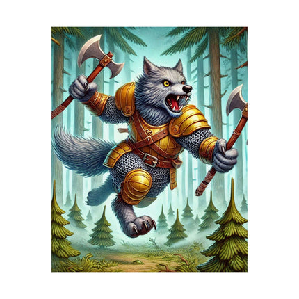 🐾⚔️ Wolverine Vanguard Matte Vertical Poster – Courage, Power & Untamed Adventure
