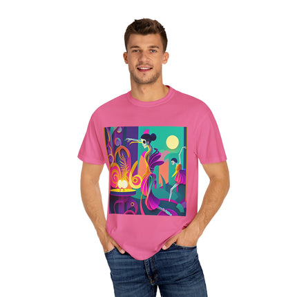 Dance of the Skeleton Ballerinas Unisex Garment-Dyed T-shirt