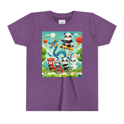 Rolling Along Together Youth Short Sleeve Tee