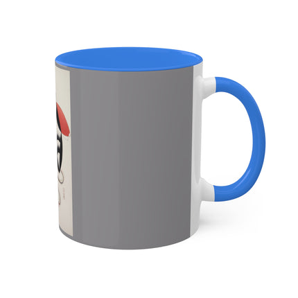 Illustrations of Japanese Toys Pl.056 by Kawasaki Kyosen Colorful Mugs, 11oz