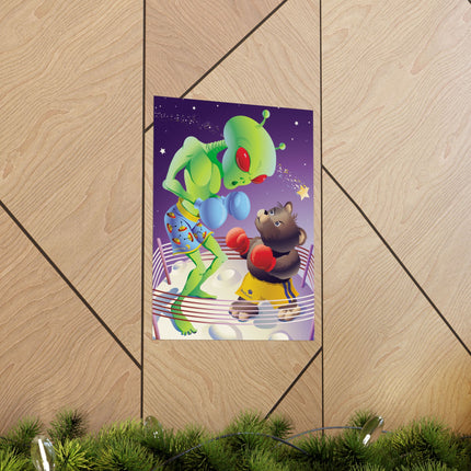 Cosmic Clash Premium Matte Vertical Posters
