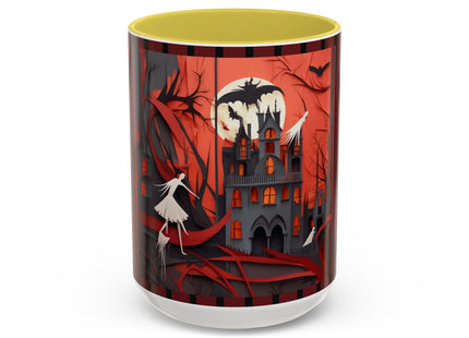 Halloween Night Scene Colorful Mugs (11oz, 15oz)