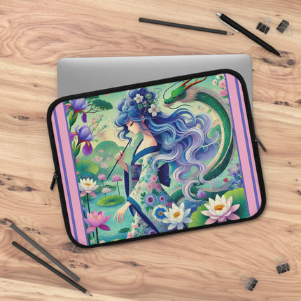 Fairy of the Koi Pond Laptop Sleeve