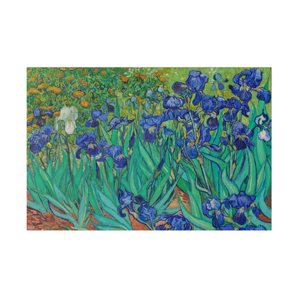 Irises by Vincent Van Gogh Matte Canvas, Stretched, 0.75"