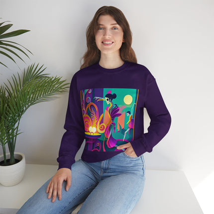 Dance of the Skeleton Ballerinas Unisex Heavy Blend™ Crewneck Sweatshirt
