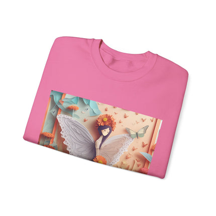 Zinnia Fairy Unisex Heavy Blend™ Crewneck Sweatshirt