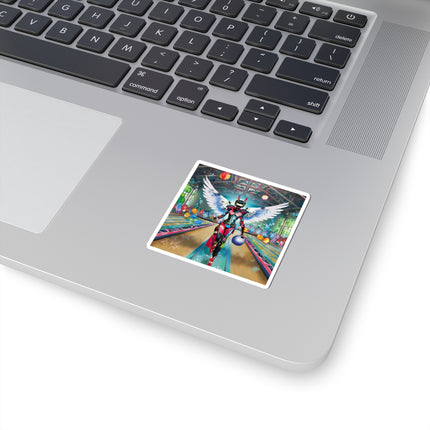 Samurai Robot Angels Kiss-Cut Stickers (4 Sizes)