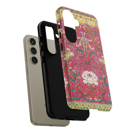 Pink Floral Pattern by Owen Jones Phone Cases