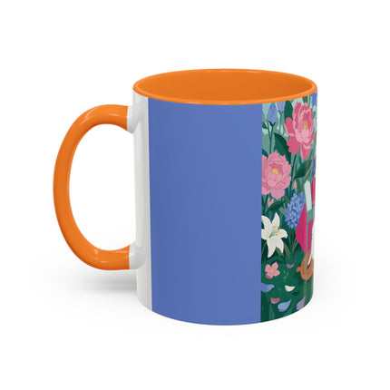 The Ladies Of The Blossoming Vanity Colorful Mugs – Art Deco Floral Elegance