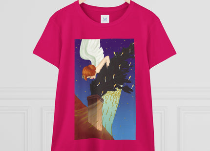 The Christmas Angel Women's Midweight Cotton Tee