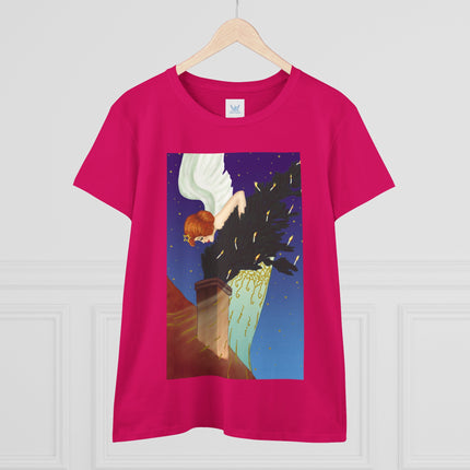 The Christmas Angel Women's Midweight Cotton Tee