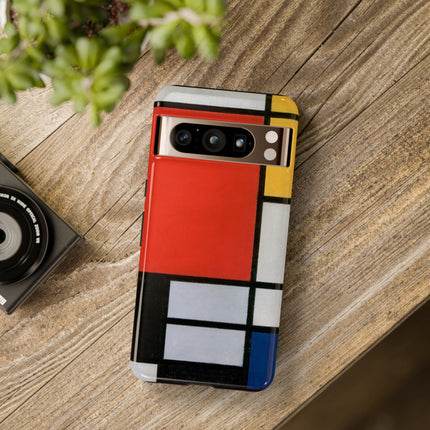 Composition with Red, Yellow, Blue, and Black by Piet Mondrian Phone Cases