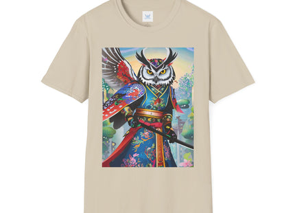 Cyberpunk Samurai Owl Softstyle T-Shirt