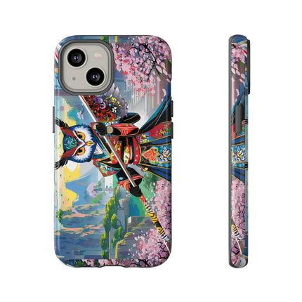 Cyberpunk Samurai Owl Phone Cases