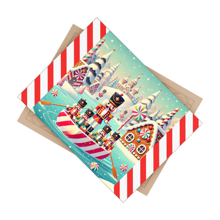 Nutcracker Candy-Striped Adventure Ceramic Tile