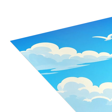 🐥✈️ The Little Bird Sky Adventure Greeting Card – Whimsical Animal Adventure