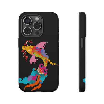 Golden Koi Phone Case – Lucky Swim & Vibrant Fortune