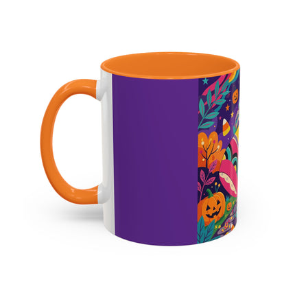 🌙🎃 The Lady Of Moonbeam Hollow Colorful Mug – Whimsical Halloween Charm